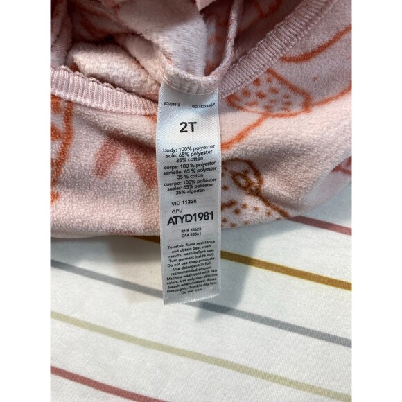 Just One You made by Carter’s 2-Pack Fleece Footed Pajamas 2T - Picture 8 of 8